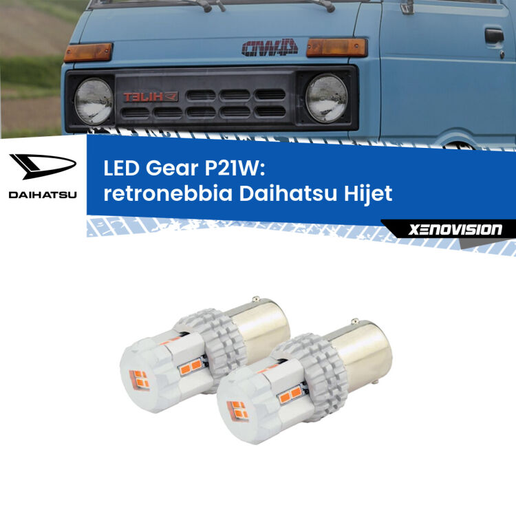 <p>Coppia <strong>LED P21W Rossi per </strong><strong>Retronebbia</strong> <strong>Daihatsu</strong> <strong>Hijet </strong> 1992 - 2005: ultracompatti, illuminazione a 360 gradi e Canbus. Qualità Massima.</p>
<div> </div>