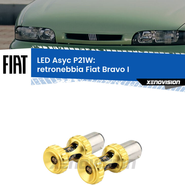 <strong>Retronebbia LED per Fiat Bravo I</strong>  1995 - 2001. Coppia lampade <strong>P21W</strong> super canbus Rosse modello Gear2.