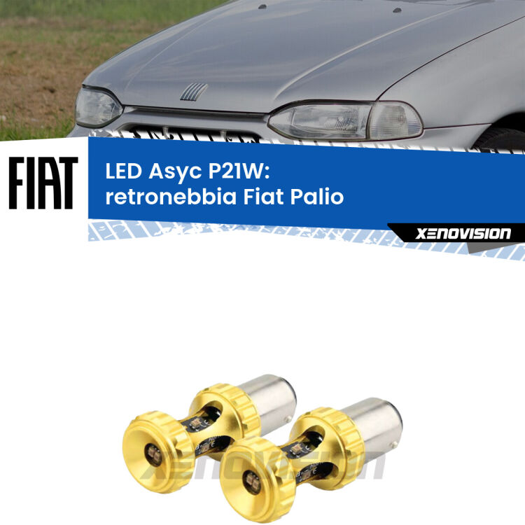 <strong>Retronebbia LED per Fiat Palio</strong>  1996 - 2003. Coppia lampade <strong>P21W</strong> super canbus Rosse modello Gear2.