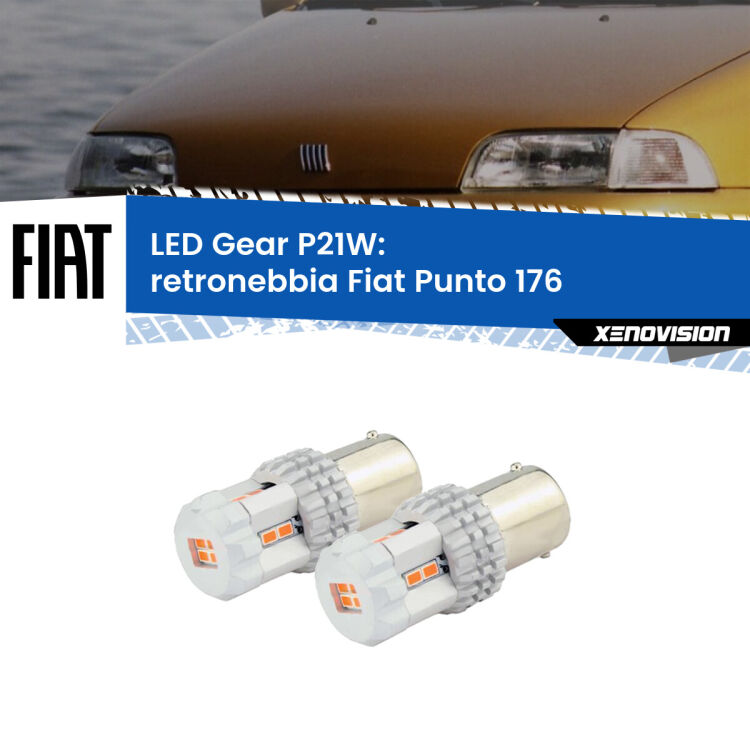 <p>Coppia <strong>LED P21W Rossi per </strong><strong>Retronebbia</strong> <strong>Fiat</strong> <strong>Punto </strong>(176) 1993 - 1999: ultracompatti, illuminazione a 360 gradi e Canbus. Qualità Massima.</p>
<div> </div>