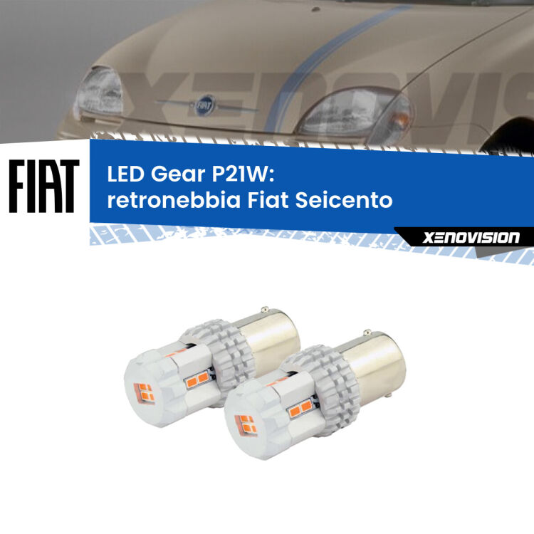 <p>Coppia <strong>LED P21W Rossi per </strong><strong>Retronebbia</strong> <strong>Fiat</strong> <strong>Seicento </strong> 1998 - 2010: ultracompatti, illuminazione a 360 gradi e Canbus. Qualità Massima.</p>
<div> </div>