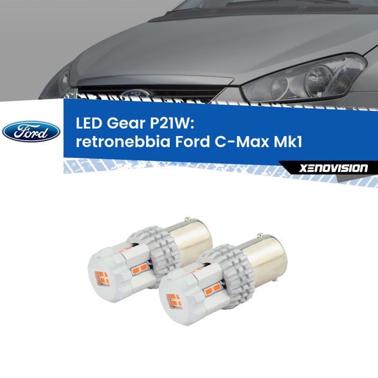 <p>Coppia <strong>LED P21W Rossi per </strong><strong>Retronebbia</strong> <strong>Ford</strong> <strong>C-Max </strong>(Mk1) 2003 - 2010: ultracompatti, illuminazione a 360 gradi e Canbus. Qualità Massima.</p>
<div> </div>