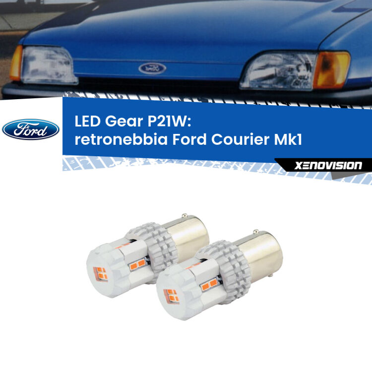 <p>Coppia <strong>LED P21W Rossi per </strong><strong>Retronebbia</strong> <strong>Ford</strong> <strong>Courier </strong>(Mk1) 1991 - 1995: ultracompatti, illuminazione a 360 gradi e Canbus. Qualità Massima.</p>
<div> </div>