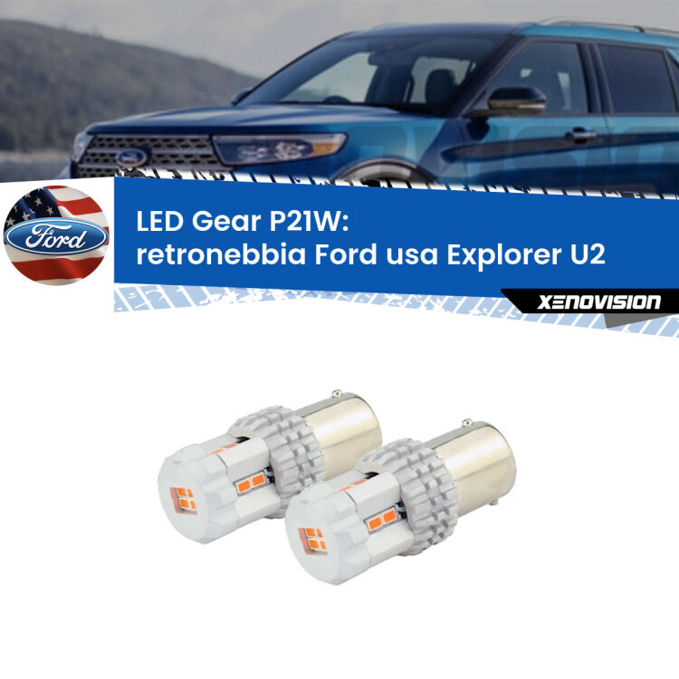 <p>Coppia <strong>LED P21W Rossi per </strong><strong>Retronebbia</strong> <strong>Ford usa</strong> <strong>Explorer </strong>(U2) 1995 - 2001: ultracompatti, illuminazione a 360 gradi e Canbus. Qualità Massima.</p>
<div> </div>