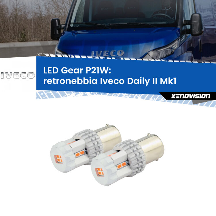 <p>Coppia <strong>LED P21W Rossi per </strong><strong>Retronebbia</strong> <strong>Iveco</strong> <strong>Daily II </strong>(Mk1) 1999 - 2006: ultracompatti, illuminazione a 360 gradi e Canbus. Qualità Massima.</p>
<div> </div>