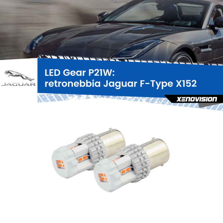 <p>Coppia <strong>LED P21W Rossi per </strong><strong>Retronebbia</strong> <strong>Jaguar</strong> <strong>F-Type </strong>(X152) 2013 in poi: ultracompatti, illuminazione a 360 gradi e Canbus. Qualità Massima.</p>
<div> </div>