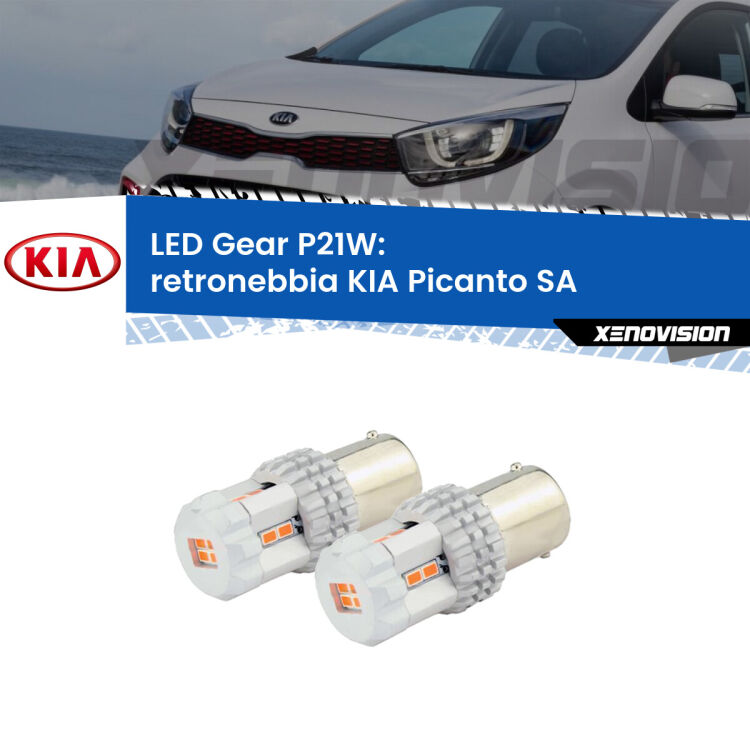 <p>Coppia <strong>LED P21W Rossi per </strong><strong>Retronebbia</strong> <strong>KIA</strong> <strong>Picanto </strong>(SA) 2003 - 2010: ultracompatti, illuminazione a 360 gradi e Canbus. Qualità Massima.</p>
<div> </div>