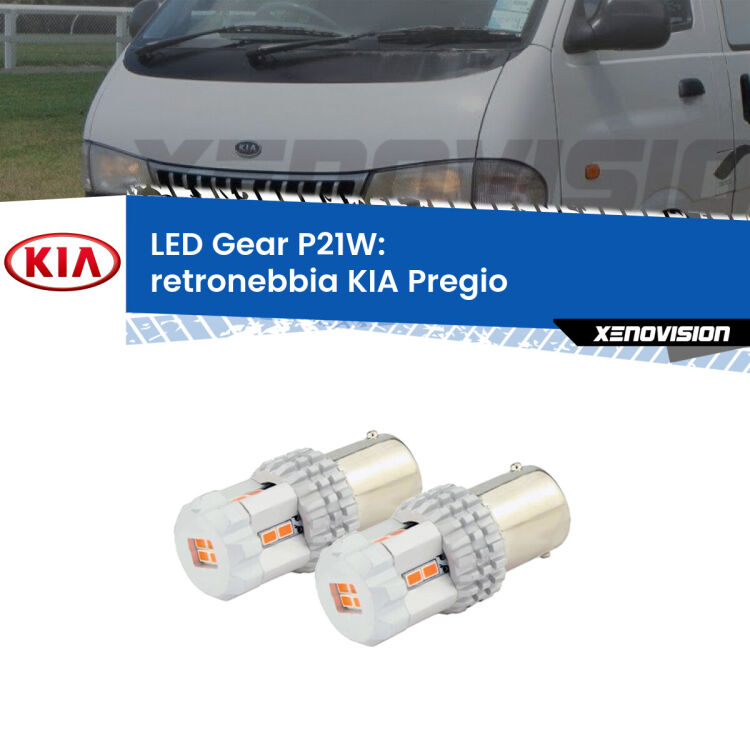 <p>Coppia <strong>LED P21W Rossi per </strong><strong>Retronebbia</strong> <strong>KIA</strong> <strong>Pregio </strong> 1995 - 2006: ultracompatti, illuminazione a 360 gradi e Canbus. Qualità Massima.</p>
<div> </div>