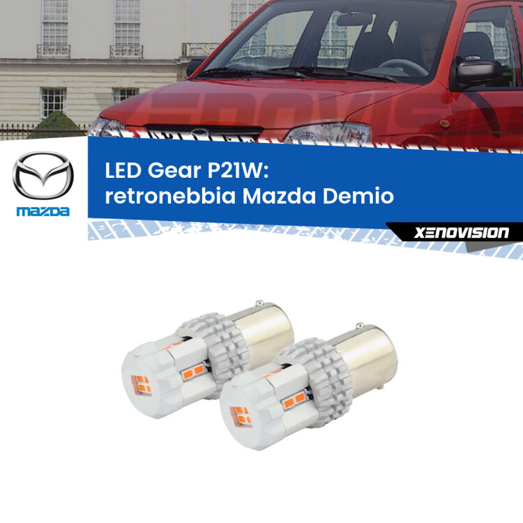 <p>Coppia <strong>LED P21W Rossi per </strong><strong>Retronebbia</strong> <strong>Mazda</strong> <strong>Demio </strong> 1998 - 1999: ultracompatti, illuminazione a 360 gradi e Canbus. Qualità Massima.</p>
<div> </div>