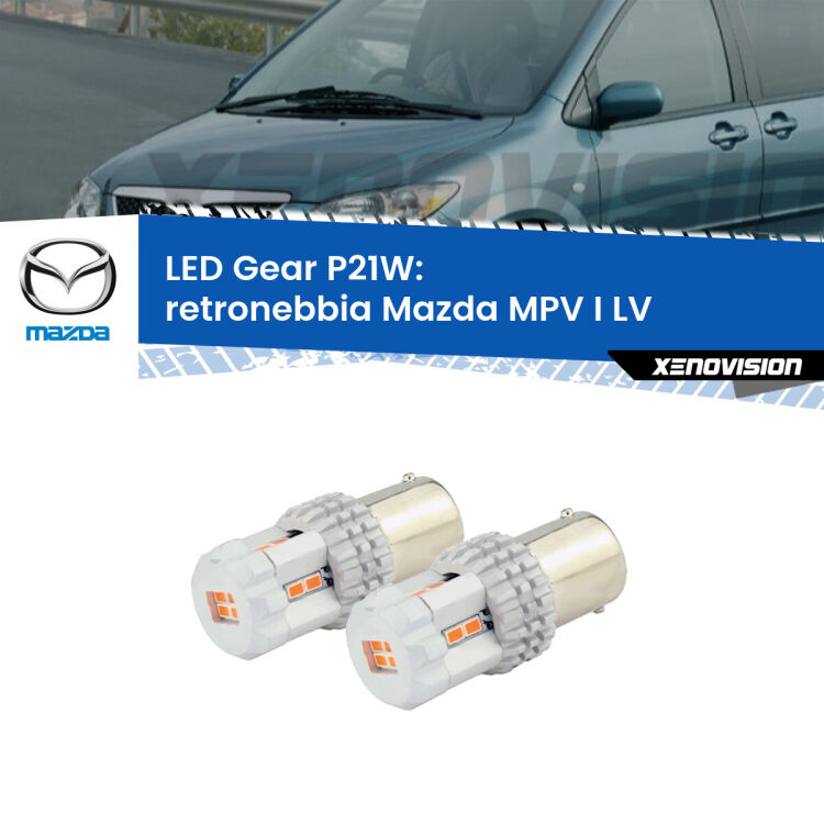 <p>Coppia <strong>LED P21W Rossi per </strong><strong>Retronebbia</strong> <strong>Mazda</strong> <strong>MPV I </strong>(LV) 1988 - 1999: ultracompatti, illuminazione a 360 gradi e Canbus. Qualità Massima.</p>
<div> </div>