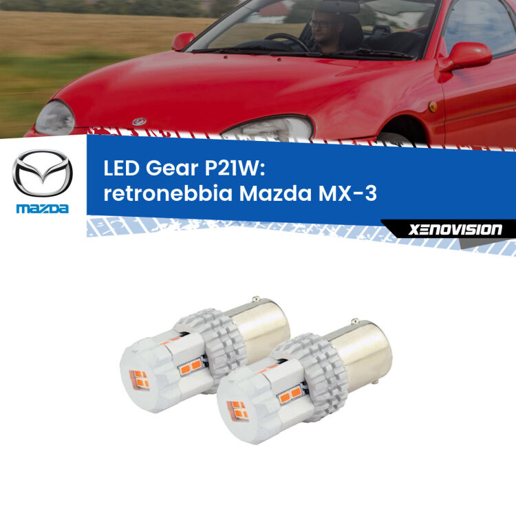 <p>Coppia <strong>LED P21W Rossi per </strong><strong>Retronebbia</strong> <strong>Mazda</strong> <strong>MX-3 </strong> 1991 - 1998: ultracompatti, illuminazione a 360 gradi e Canbus. Qualità Massima.</p>
<div> </div>