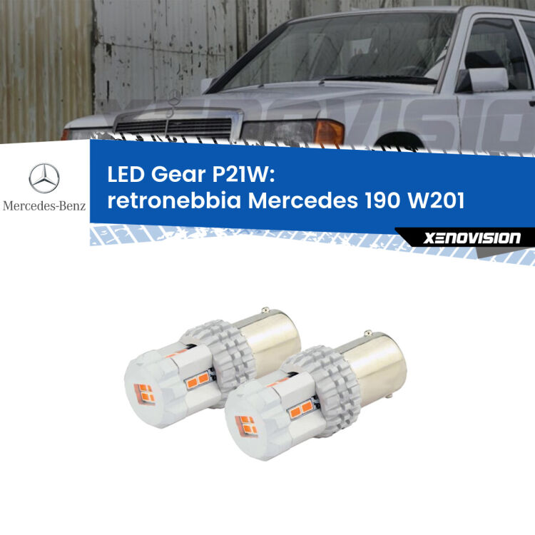 <p>Coppia <strong>LED P21W Rossi per </strong><strong>Retronebbia</strong> <strong>Mercedes</strong> <strong>190 </strong>(W201) 1982 - 1993: ultracompatti, illuminazione a 360 gradi e Canbus. Qualità Massima.</p>
<div> </div>