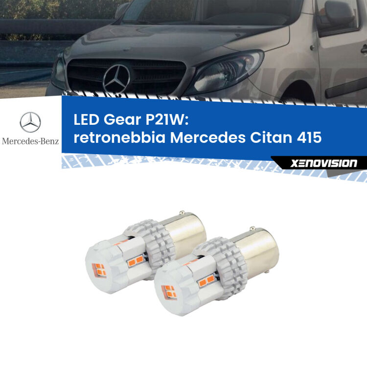 <p>Coppia <strong>LED P21W Rossi per </strong><strong>Retronebbia</strong> <strong>Mercedes</strong> <strong>Citan </strong>(415) 2012 in poi: ultracompatti, illuminazione a 360 gradi e Canbus. Qualità Massima.</p>
<div> </div>