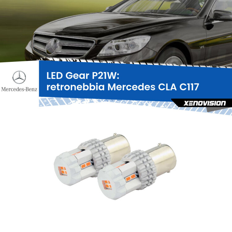 <p>Coppia <strong>LED P21W Rossi per </strong><strong>Retronebbia</strong> <strong>Mercedes</strong> <strong>CLA </strong>(C117) 2012 - 2019: ultracompatti, illuminazione a 360 gradi e Canbus. Qualità Massima.</p>
<div> </div>