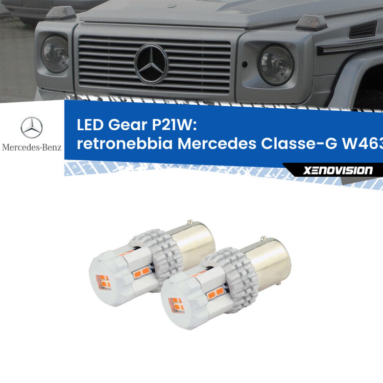 <p>Coppia <strong>LED P21W Rossi per </strong><strong>Retronebbia</strong> <strong>Mercedes</strong> <strong>Classe-G </strong>(W463) 1991 - 2004: ultracompatti, illuminazione a 360 gradi e Canbus. Qualità Massima.</p>
<div> </div>