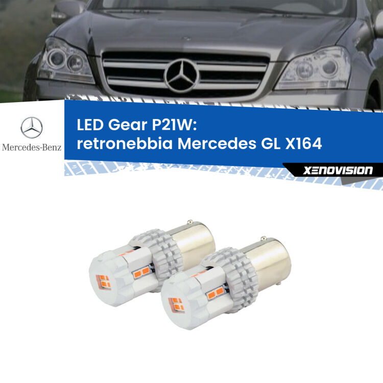 <p>Coppia <strong>LED P21W Rossi per </strong><strong>Retronebbia</strong> <strong>Mercedes</strong> <strong>GL </strong>(X164) prima serie: ultracompatti, illuminazione a 360 gradi e Canbus. Qualità Massima.</p>
<div> </div>