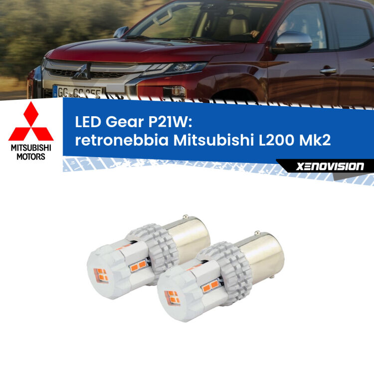 <p>Coppia <strong>LED P21W Rossi per </strong><strong>Retronebbia</strong> <strong>Mitsubishi</strong> <strong>L200 </strong>(Mk2) 1986 - 1996: ultracompatti, illuminazione a 360 gradi e Canbus. Qualità Massima.</p>
<div> </div>