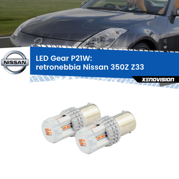 <p>Coppia <strong>LED P21W Rossi per </strong><strong>Retronebbia</strong> <strong>Nissan</strong> <strong>350Z </strong>(Z33) 2003 - 2009: ultracompatti, illuminazione a 360 gradi e Canbus. Qualità Massima.</p>
<div> </div>