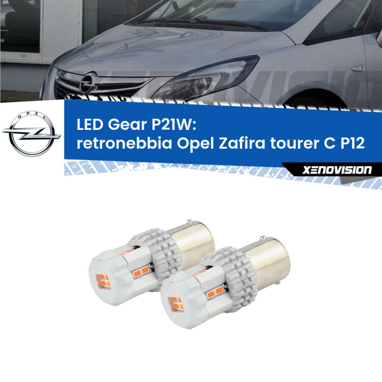 <p>Coppia <strong>LED P21W Rossi per </strong><strong>Retronebbia</strong> <strong>Opel</strong> <strong>Zafira tourer C </strong>(P12) 2011 - 2019: ultracompatti, illuminazione a 360 gradi e Canbus. Qualità Massima.</p>
<div> </div>