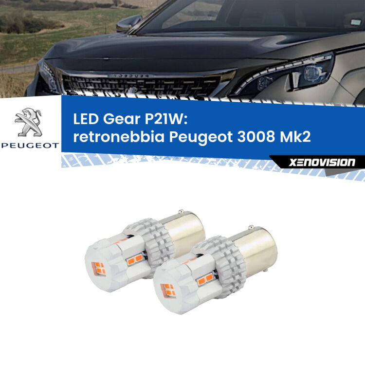 <p>Coppia <strong>LED P21W Rossi per </strong><strong>Retronebbia</strong> <strong>Peugeot</strong> <strong>3008 </strong>(Mk2) 2016 in poi: ultracompatti, illuminazione a 360 gradi e Canbus. Qualità Massima.</p>
<div> </div>