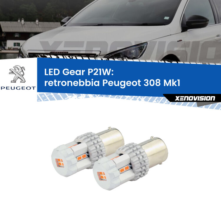 <p>Coppia <strong>LED P21W Rossi per </strong><strong>Retronebbia</strong> <strong>Peugeot</strong> <strong>308 </strong>(Mk1) 2007 - 2012: ultracompatti, illuminazione a 360 gradi e Canbus. Qualità Massima.</p>
<div> </div>