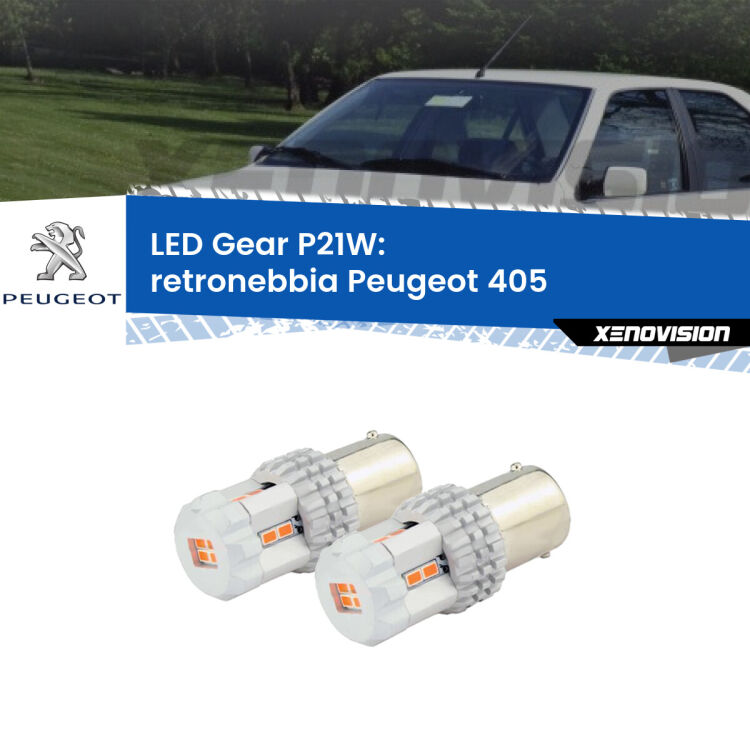 <p>Coppia <strong>LED P21W Rossi per </strong><strong>Retronebbia</strong> <strong>Peugeot</strong> <strong>405 </strong> 1987 - 1997: ultracompatti, illuminazione a 360 gradi e Canbus. Qualità Massima.</p>
<div> </div>