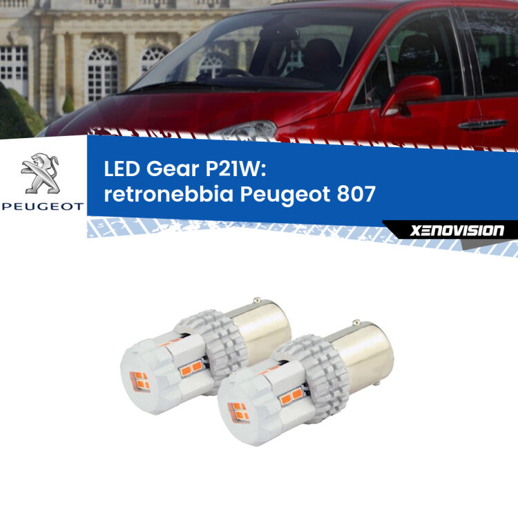 <p>Coppia <strong>LED P21W Rossi per </strong><strong>Retronebbia</strong> <strong>Peugeot</strong> <strong>807 </strong> 2002 - 2010: ultracompatti, illuminazione a 360 gradi e Canbus. Qualità Massima.</p>
<div> </div>