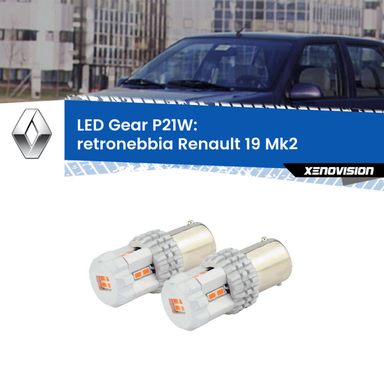 <p>Coppia <strong>LED P21W Rossi per </strong><strong>Retronebbia</strong> <strong>Renault</strong> <strong>19 </strong>(Mk2) 1992 - 1995: ultracompatti, illuminazione a 360 gradi e Canbus. Qualità Massima.</p>
<div> </div>