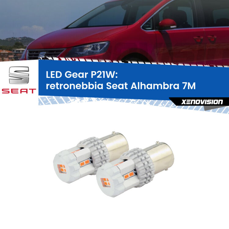 <p>Coppia <strong>LED P21W Rossi per </strong><strong>Retronebbia</strong> <strong>Seat</strong> <strong>Alhambra </strong>(7M) 1996 - 2010: ultracompatti, illuminazione a 360 gradi e Canbus. Qualità Massima.</p>
<div> </div>