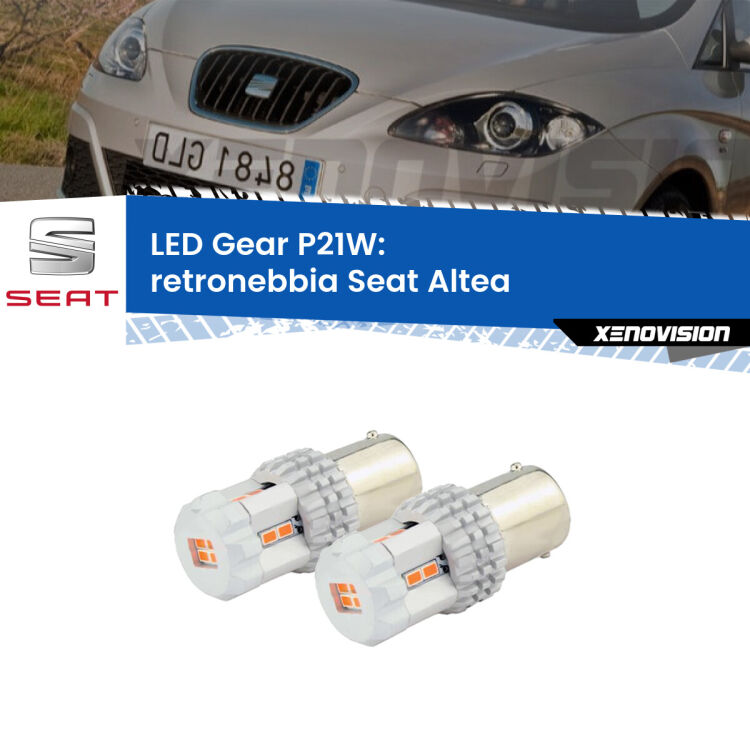 <p>Coppia <strong>LED P21W Rossi per </strong><strong>Retronebbia</strong> <strong>Seat</strong> <strong>Altea </strong> 2004 - 2010: ultracompatti, illuminazione a 360 gradi e Canbus. Qualità Massima.</p>
<div> </div>