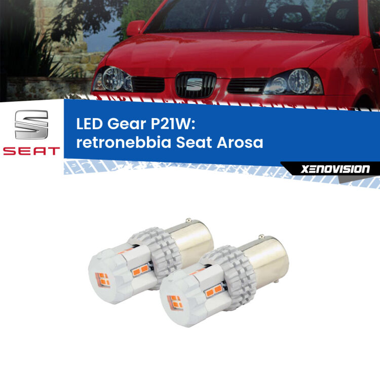 <p>Coppia <strong>LED P21W Rossi per </strong><strong>Retronebbia</strong> <strong>Seat</strong> <strong>Arosa </strong> 1997 - 2004: ultracompatti, illuminazione a 360 gradi e Canbus. Qualità Massima.</p>
<div> </div>