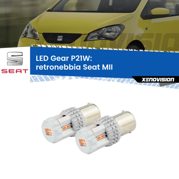 <p>Coppia <strong>LED P21W Rossi per </strong><strong>Retronebbia</strong> <strong>Seat</strong> <strong>MII </strong> 2011 - 2021: ultracompatti, illuminazione a 360 gradi e Canbus. Qualità Massima.</p>
<div> </div>