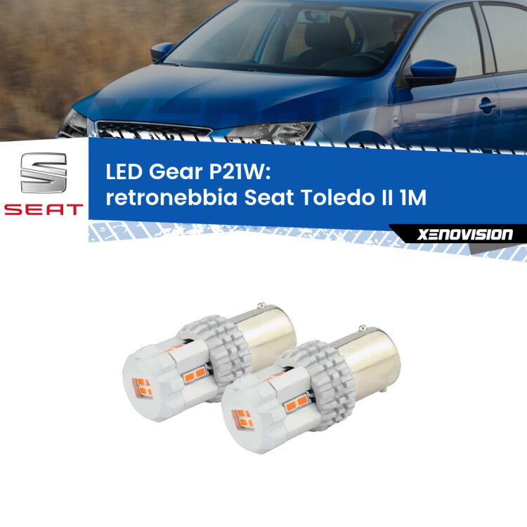 <p>Coppia <strong>LED P21W Rossi per </strong><strong>Retronebbia</strong> <strong>Seat</strong> <strong>Toledo II </strong>(1M) 1998 - 2006: ultracompatti, illuminazione a 360 gradi e Canbus. Qualità Massima.</p>
<div> </div>