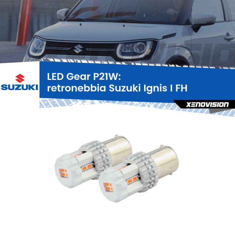 <p>Coppia <strong>LED P21W Rossi per </strong><strong>Retronebbia</strong> <strong>Suzuki</strong> <strong>Ignis I </strong>(FH) 2000 - 2005: ultracompatti, illuminazione a 360 gradi e Canbus. Qualità Massima.</p>
<div> </div>