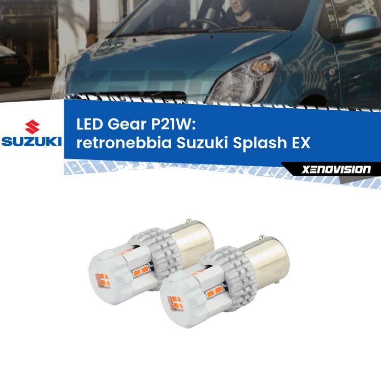 <p>Coppia <strong>LED P21W Rossi per </strong><strong>Retronebbia</strong> <strong>Suzuki</strong> <strong>Splash </strong>(EX) 2008 in poi: ultracompatti, illuminazione a 360 gradi e Canbus. Qualità Massima.</p>
<div> </div>