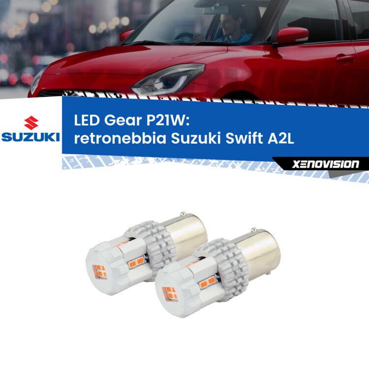 <p>Coppia <strong>LED P21W Rossi per </strong><strong>Retronebbia</strong> <strong>Suzuki</strong> <strong>Swift </strong>(A2L) 2017 in poi: ultracompatti, illuminazione a 360 gradi e Canbus. Qualità Massima.</p>
<div> </div>