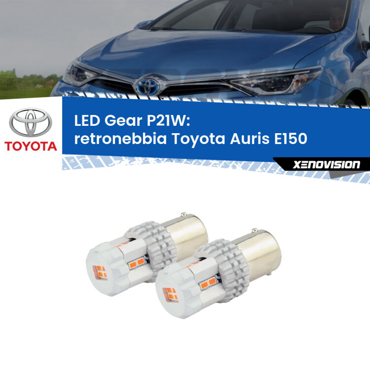 <p>Coppia <strong>LED P21W Rossi per </strong><strong>Retronebbia</strong> <strong>Toyota</strong> <strong>Auris </strong>(E150) 2006 - 2009: ultracompatti, illuminazione a 360 gradi e Canbus. Qualità Massima.</p>
<div> </div>