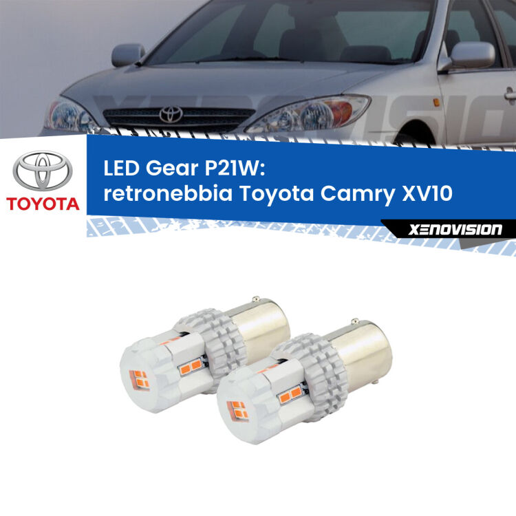 <p>Coppia <strong>LED P21W Rossi per </strong><strong>Retronebbia</strong> <strong>Toyota</strong> <strong>Camry </strong>(XV10) 1991 - 1996: ultracompatti, illuminazione a 360 gradi e Canbus. Qualità Massima.</p>
<div> </div>