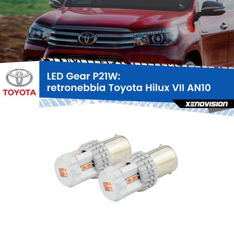 <p>Coppia <strong>LED P21W Rossi per </strong><strong>Retronebbia</strong> <strong>Toyota</strong> <strong>Hilux VII </strong>(AN10) 2004 - 2015: ultracompatti, illuminazione a 360 gradi e Canbus. Qualità Massima.</p>
<div> </div>