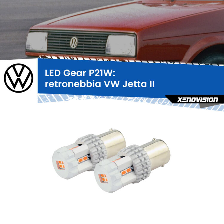 <p>Coppia <strong>LED P21W Rossi per </strong><strong>Retronebbia</strong> <strong>VW</strong> <strong>Jetta </strong>(II) 1984 - 1992: ultracompatti, illuminazione a 360 gradi e Canbus. Qualità Massima.</p>
<div> </div>