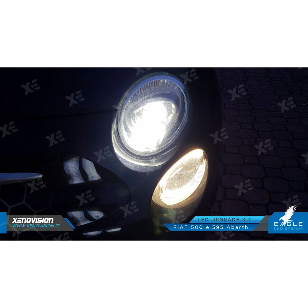 KIT LED INTERNO 500 / 595 / 695 ABARTH PLAFONIERA ANTERIORE