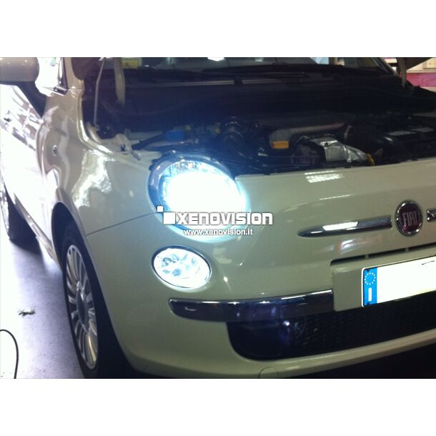 Placchette Luci Targa Led FIAT 500L 6000K