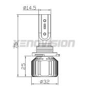 H4: Kit LED Twist Fanless 11.000Lm