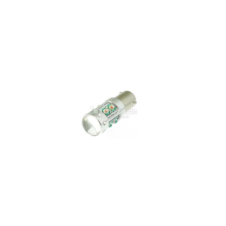 <p>H21W BAY9s 6000k 120 deg Canbus a 10 Led Osram 50W Top Quality Bianco Lunare Originale Xenovision</p>